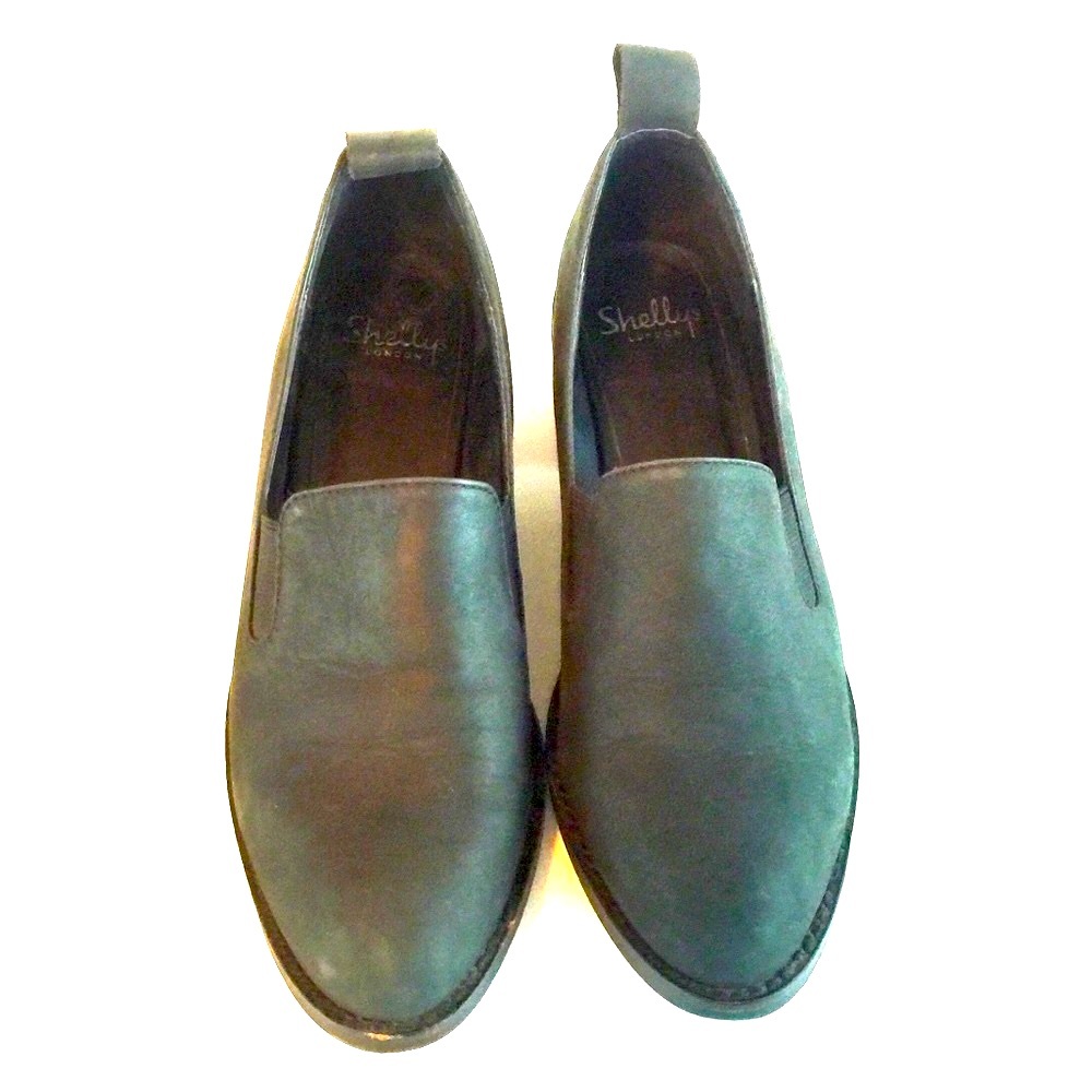 Shelleys London Dark Grey Loafers Size 39